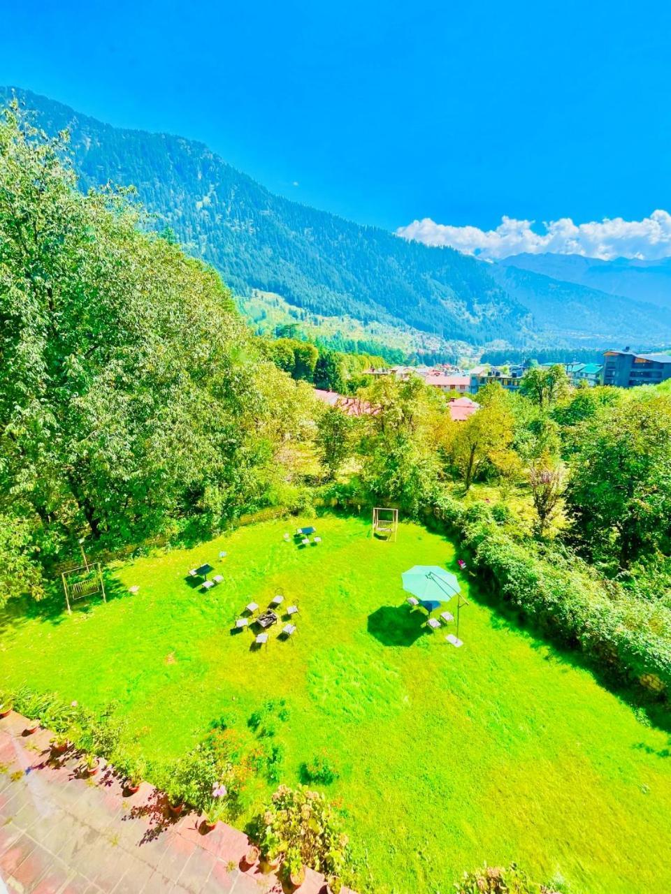 Sagar Resort !! Mountain View ! Luxury Stay ! Family Resort ! Private Parking ! Near Mall Road Manāli Εξωτερικό φωτογραφία