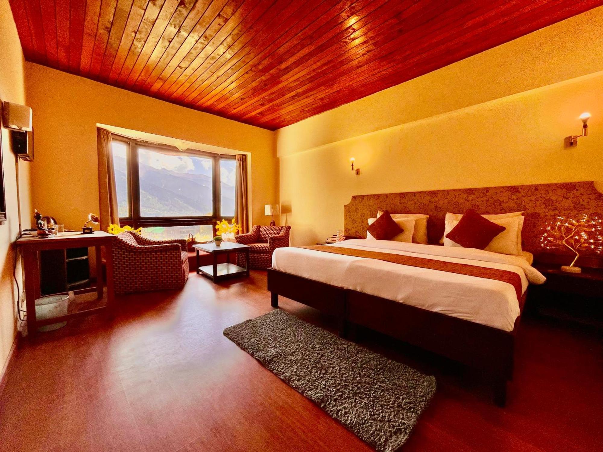 Sagar Resort !! Mountain View ! Luxury Stay ! Family Resort ! Private Parking ! Near Mall Road Manāli Εξωτερικό φωτογραφία